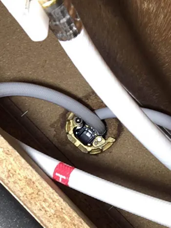 東京都羽村市のお客様のキッチン混合栓交換工事　具体的な工事内容3