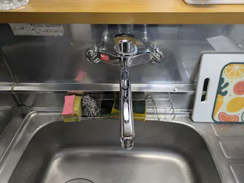 静岡県浜松市のお客様のキッチン水栓工事