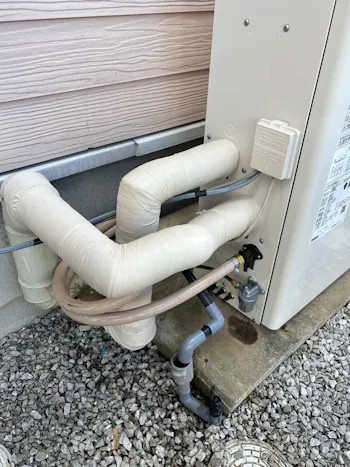 群馬県高崎市のお客様の石油給湯器工事　具体的な工事内容1