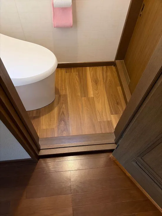 工事後　千葉県茂原市のお客様のアメージュ便器・床張り替え工事