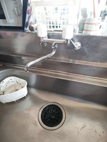福島県いわき市のお客様の水栓工事