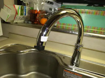 東京都青梅市のお客様のキッチン水栓工事