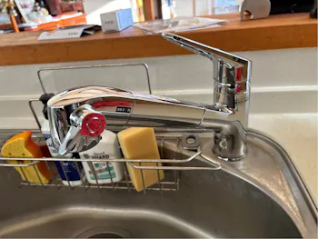 群馬県高崎市のお客様のキッチン水栓工事