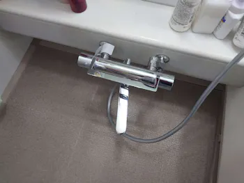 愛知県名古屋市のお客様の浴室水栓交換工事