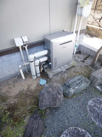 福島県いわき市のお客様のガス給湯器工事