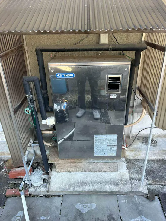 工事前　静岡県沼津市のお客様の給湯器工事