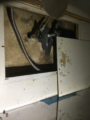 東京都青梅市のお客様のキッチン水栓交換工事　具体的な工事内容4