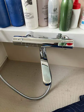 群馬県前橋市のお客様の浴室水栓工事