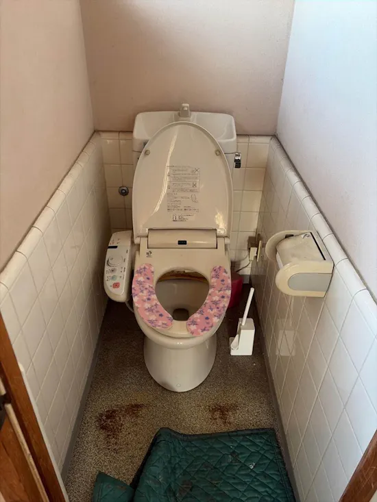 工事前　千葉県茂原市のお客様のトイレ工事