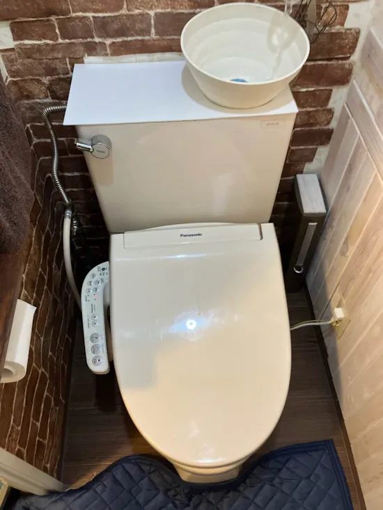 工事前　埼玉県三郷市のお客様の便座交換工事