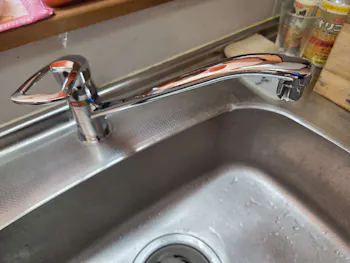 栃木県宇都宮市のお客様のキッチン水栓工事