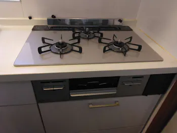 神奈川県相模原市緑区のお客様のビルトインコンロ・ガスコンロ工事