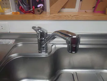 愛知県豊田市のお客様のキッチン水栓工事