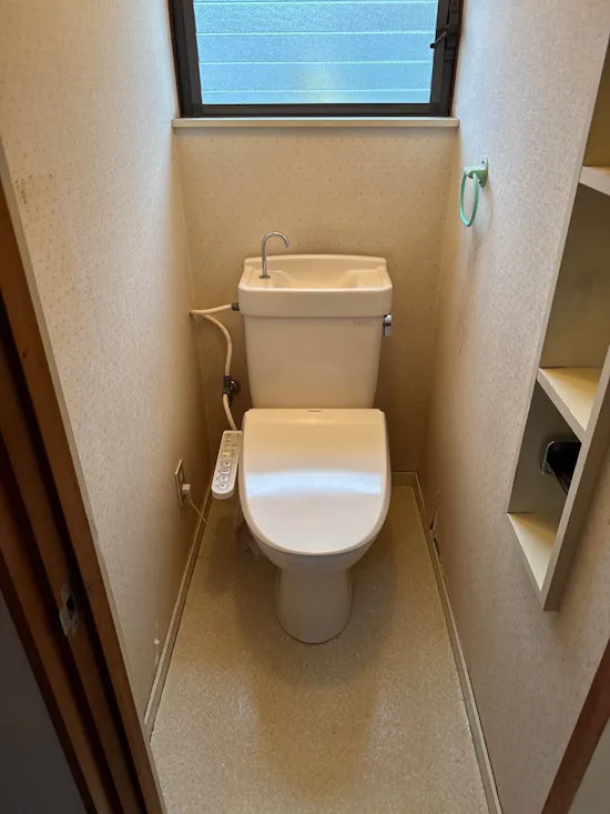 工事前　静岡県袋井市のお客様のトイレ工事