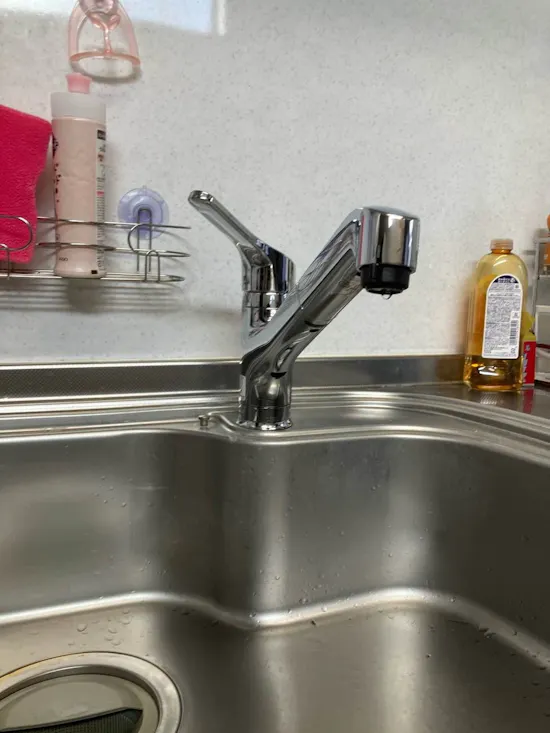 工事後　群馬県前橋市のお客様のキッチン水栓工事