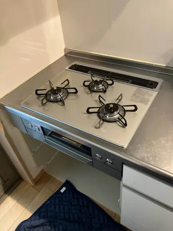 埼玉県朝霞市のお客様のビルトインコンロ・ガスコンロ工事　具体的な工事内容1