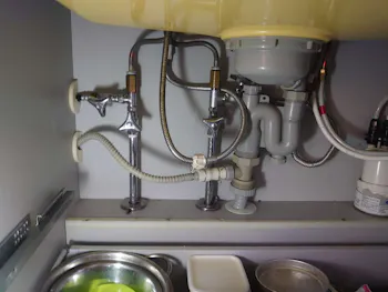 愛知県豊田市のお客様のキッチン水栓工事　具体的な工事内容2