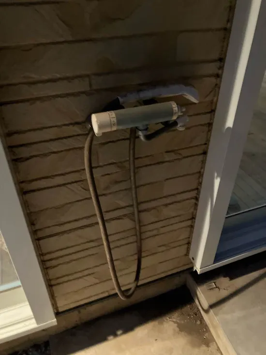 工事前　東京都西東京市のお客様の浴室水栓交換工事