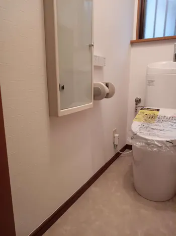 東京都羽村市のお客様のトイレ工事　具体的な工事内容3