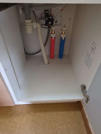 栃木県宇都宮市のお客様の洗面化粧台工事　具体的な工事内容1