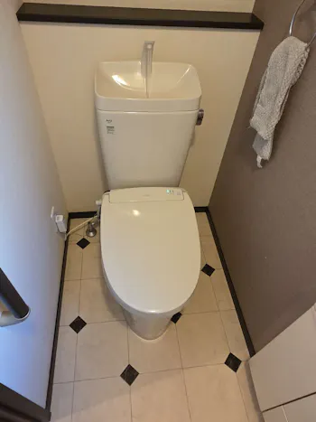 栃木県塩谷郡のお客様のトイレ工事