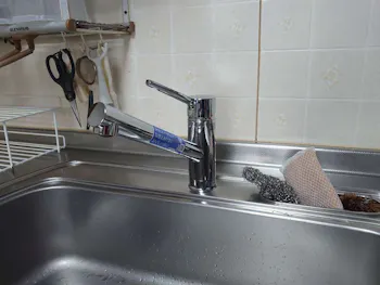 愛知県名古屋市瑞穂区のお客様のキッチン水栓交換工事