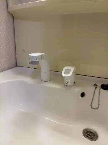 埼玉県北本市のお客様の洗面水栓交換工事