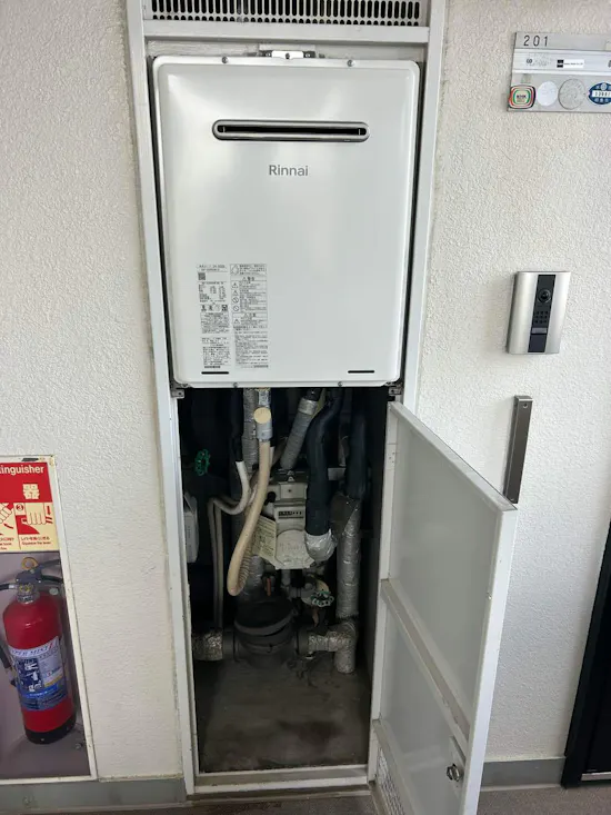 工事後　東京都昭島市のお客様の給湯器交換工事