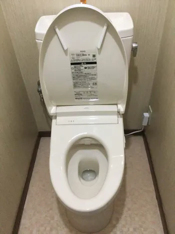 東京都青梅市のお客様のウォシュレット交換工事　具体的な工事内容1