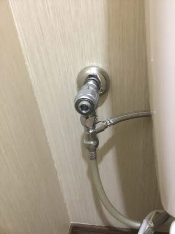 東京都青梅市のお客様のウォシュレット交換工事　具体的な工事内容2