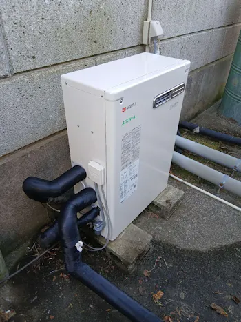 茨城県筑西市のお客様の給湯器工事