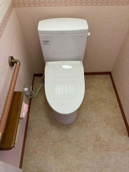 工事後　茨城県桜川市のお客様のトイレ工事