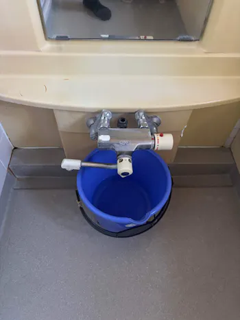 茨城県龍ヶ崎市のお客様の浴室水栓工事　具体的な工事内容2