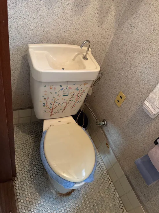 工事前　埼玉県深谷市のお客様のトイレ工事