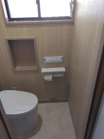 東京都昭島市のお客様のトイレリフォーム工事　具体的な工事内容1
