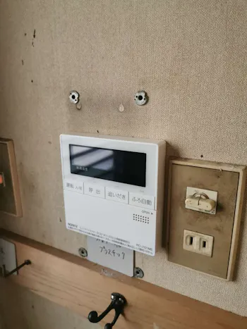 神奈川県中郡二宮町のお客様のガス給湯器交換工事　具体的な工事内容1