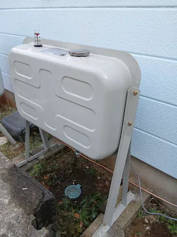 茨城県水戸市のお客様の石油給湯器交換工事　具体的な工事内容1