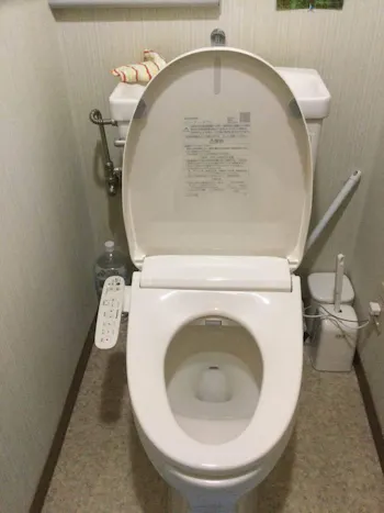 東京都青梅市のお客様の便座交換工事　具体的な工事内容1