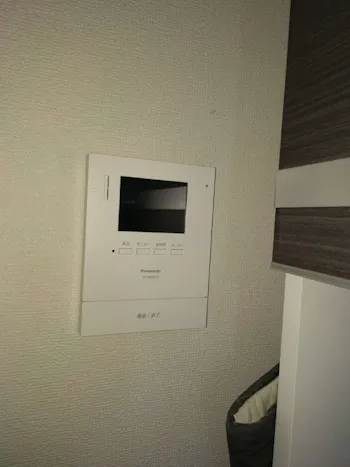 東京都昭島市のお客様のTVドアホン交換工事