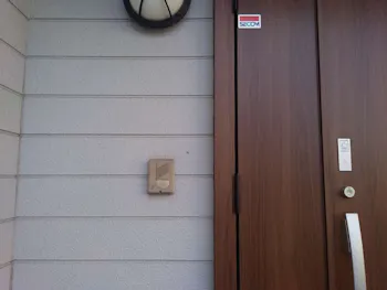 東京都福生市のお客様のドアホン交換工事　具体的な工事内容1