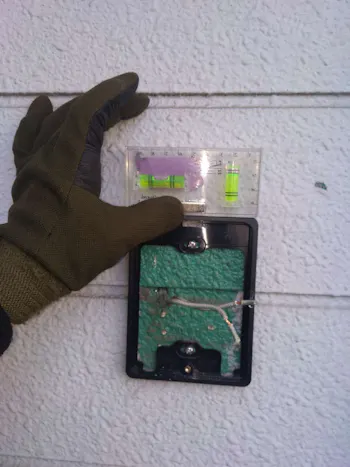 東京都福生市のお客様のドアホン交換工事　具体的な工事内容2