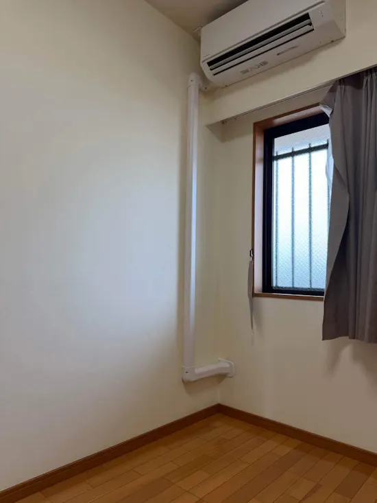 工事後　静岡県沼津市のお客様のエアコン工事