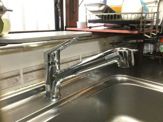 工事後　埼玉県入間市のお客様のキッチン水栓交換工事