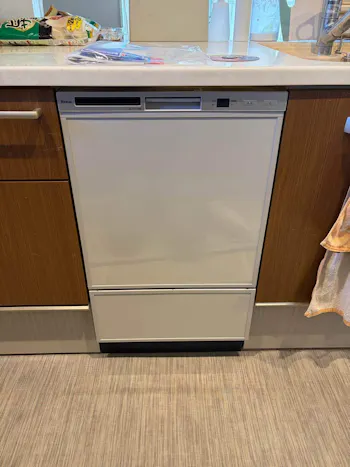 埼玉県桶川市のお客様の食器洗い乾燥機交換工事