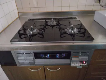 神奈川県横浜市瀬谷区のお客様のビルトインコンロ・ガスコンロ工事