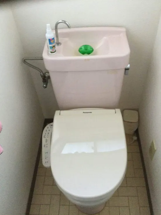 工事前　東京都青梅市のお客様の便座交換工事