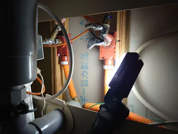 愛知県名古屋市のお客様のキッチン水栓交換工事　具体的な工事内容2