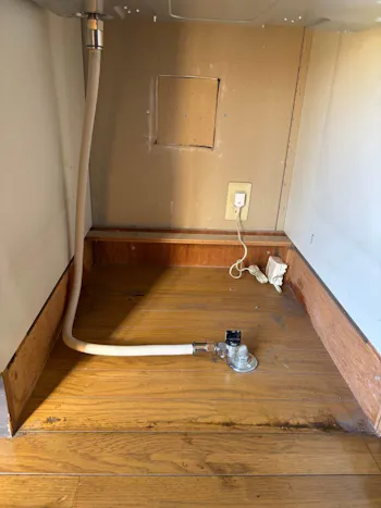 茨城県筑西市のお客様のビルトインコンロ・ガスコンロ工事　具体的な工事内容1