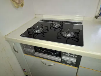 宮城県大崎市のお客様のビルトインコンロ・ガスコンロ工事