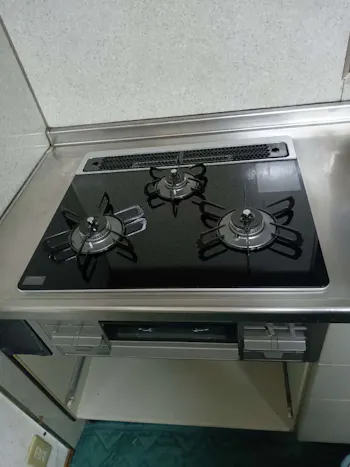 東京都青梅市のお客様のビルトインコンロ・ガスコンロ工事